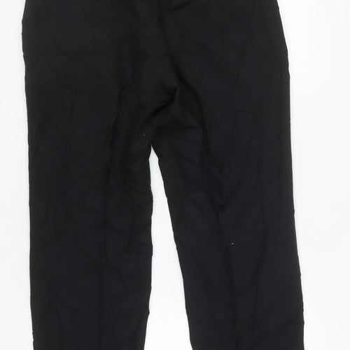 Next Men's Black Trousers, 34S, Wool Blend