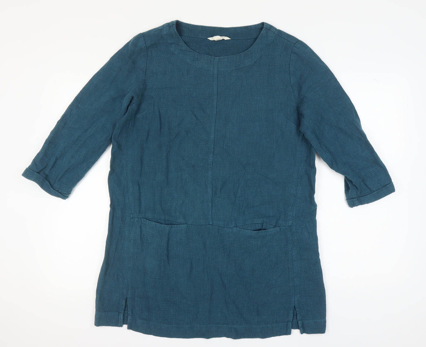 Seasalt Cornwall Women's Blue Tunic Blouse Size 14