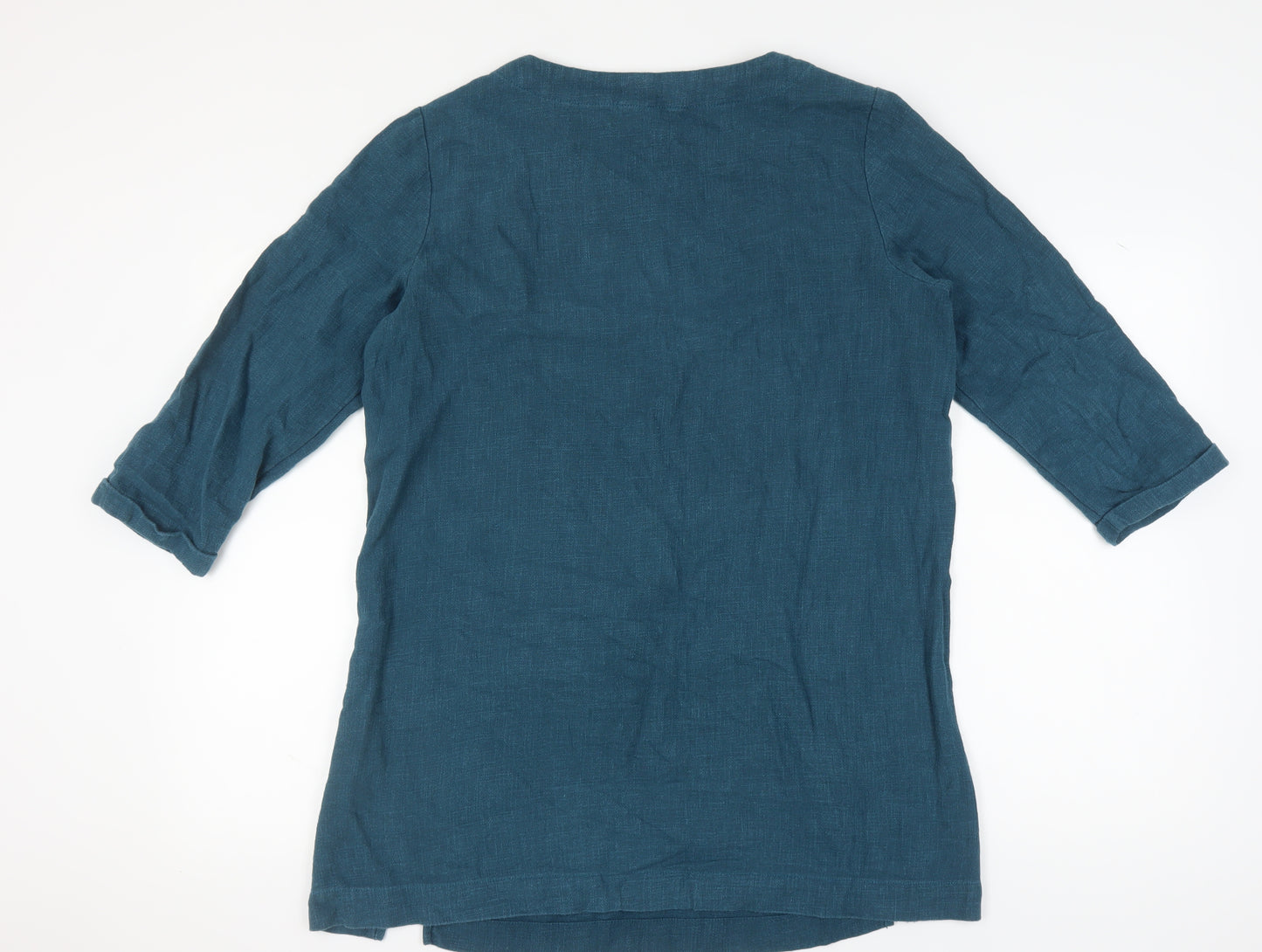 Seasalt Cornwall Women's Blue Tunic Blouse Size 14