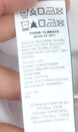 Marks and Spencer Men's Pink Chino Trousers, 36