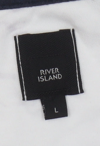 River Island Men's Multicoloured T-Shirt, Size L