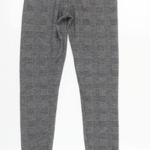 Dorothy Perkins Womens Grey Plaid Leggings Size 6