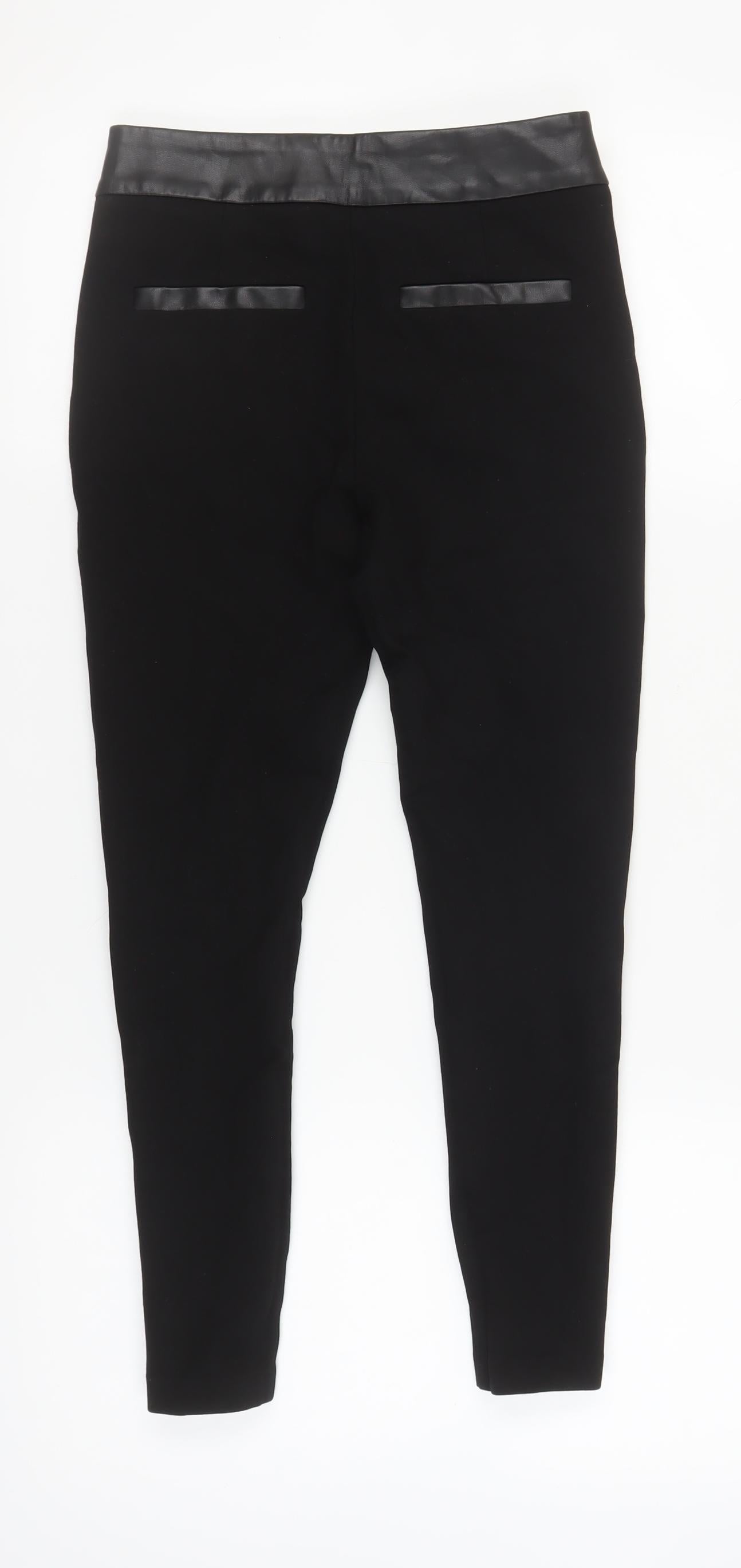 River Island Women's Black Ankle Leggings Size 10