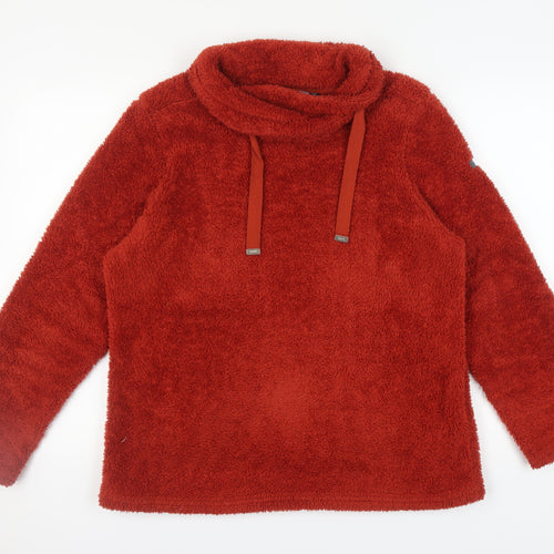 Regatta Women's Red Fleece Sweatshirt Size 14