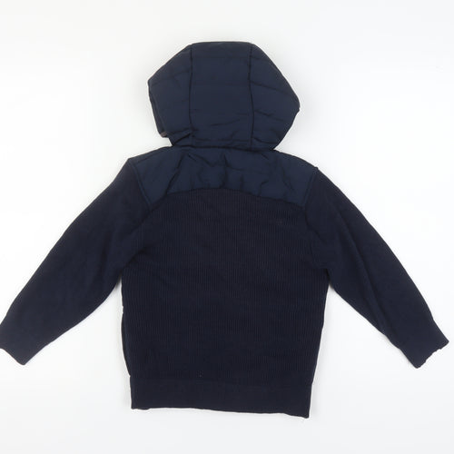 Next Boys Blue Puffer Jacket - 6 Years, Hooded, Casual