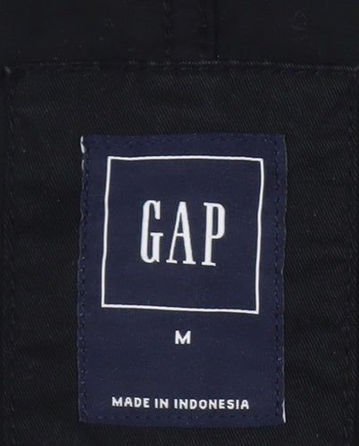 Gap Women's Black Hooded Jacket Medium Casual Style