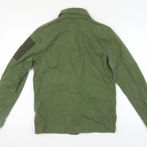PLCE Men's Green S Basic Jacket with Zipped Pockets
