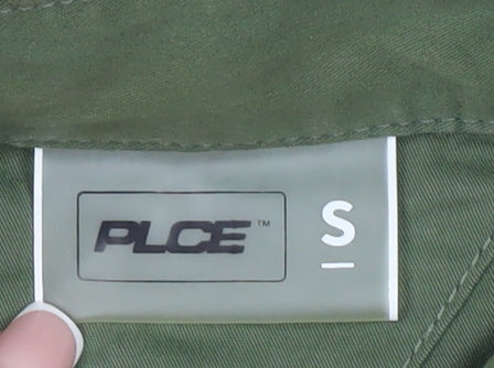 PLCE Men's Green S Basic Jacket with Zipped Pockets