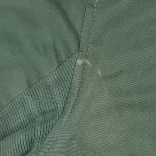 PLCE Men's Green S Basic Jacket with Zipped Pockets