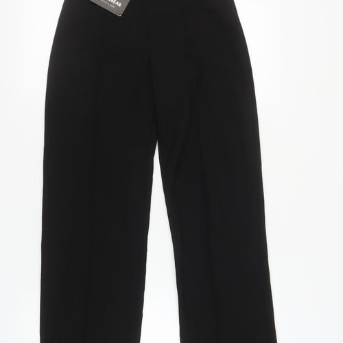 Pull&Bear Women's Black Straight Trousers Size S