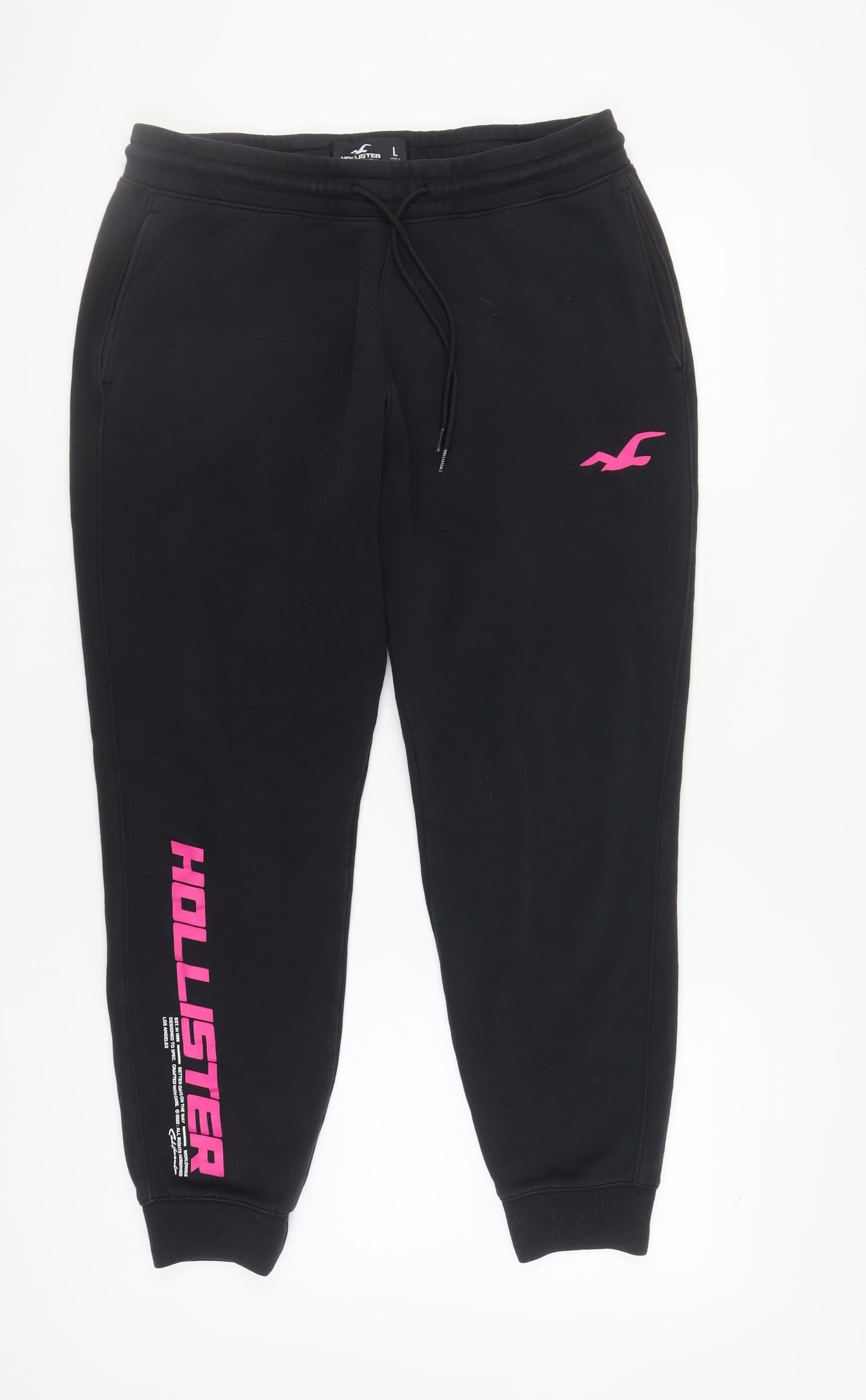 Hollister Women's Black Jogger Trousers L