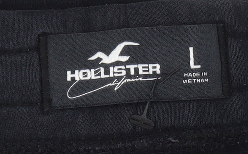 Hollister Women's Black Jogger Trousers L