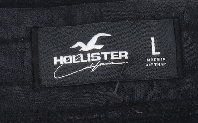 Hollister Women's Black Jogger Trousers L