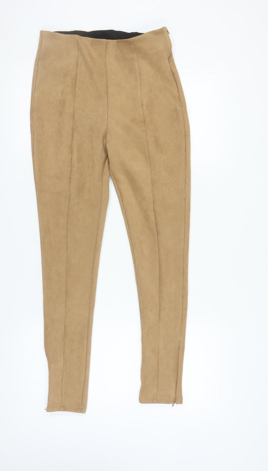 In The Style Women's Beige Ankle Leggings Size 12