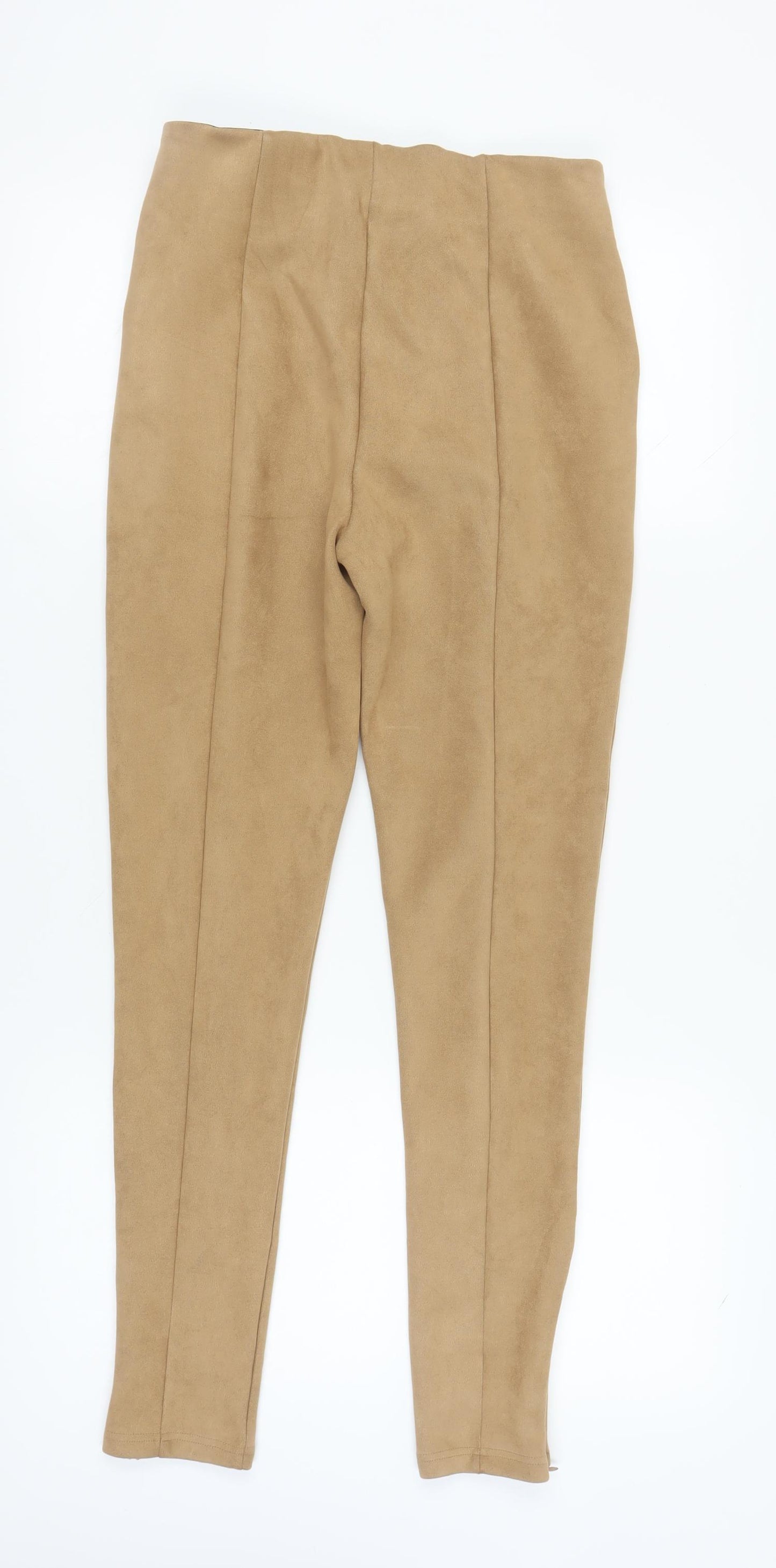 In The Style Women's Beige Ankle Leggings Size 12