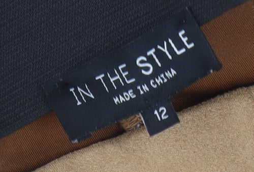 In The Style Women's Beige Ankle Leggings Size 12