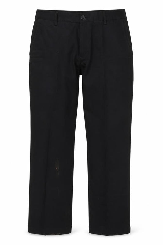 Front view of Adidas Men's Black Activewear Trousers 34X30