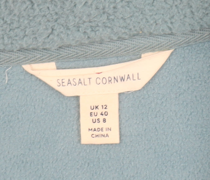 Seasalt Cornwall Women's Blue Fleece Jacket Size 12