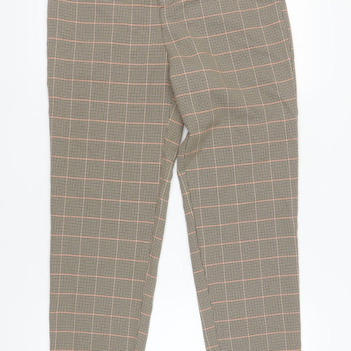 Collusion Men's Multicoloured Check Trousers Size 30