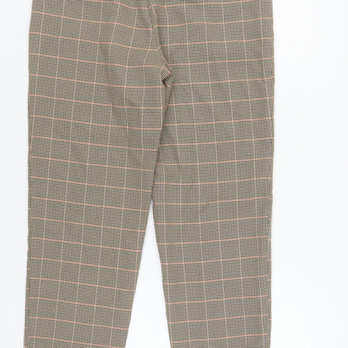 Collusion Men's Multicoloured Check Trousers Size 30