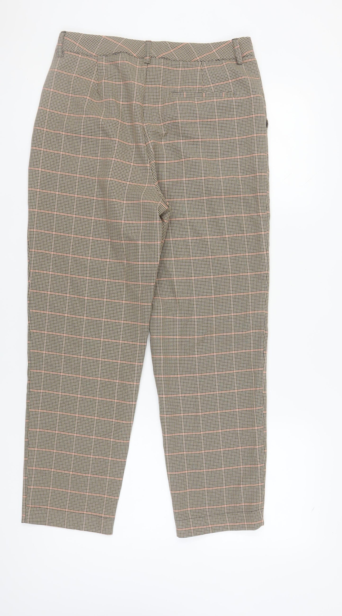 Collusion Men's Multicoloured Check Trousers Size 30