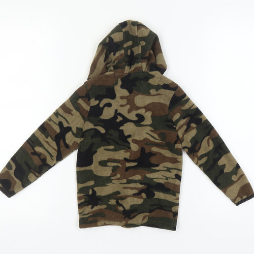 Peter Storm Boys Camo Full Zip Fleece Hoodie 3-4 Years