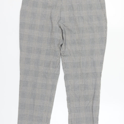 Moss Bros Men's Grey Check Trousers 34
