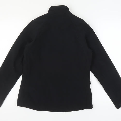 Russell Men's Black Mid-Length Jacket, M, Full Zip
