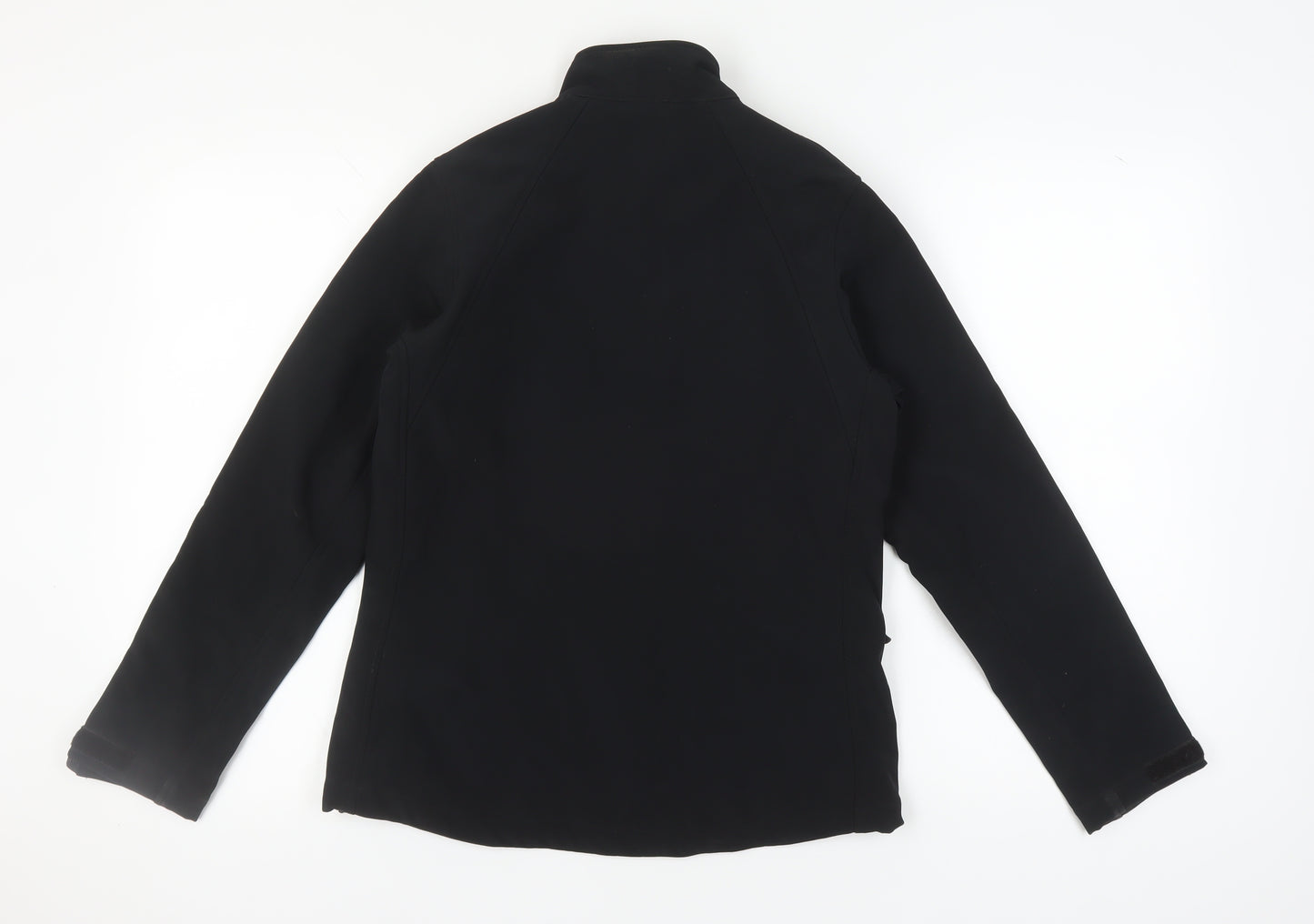 Russell Men's Black Mid-Length Jacket, M, Full Zip