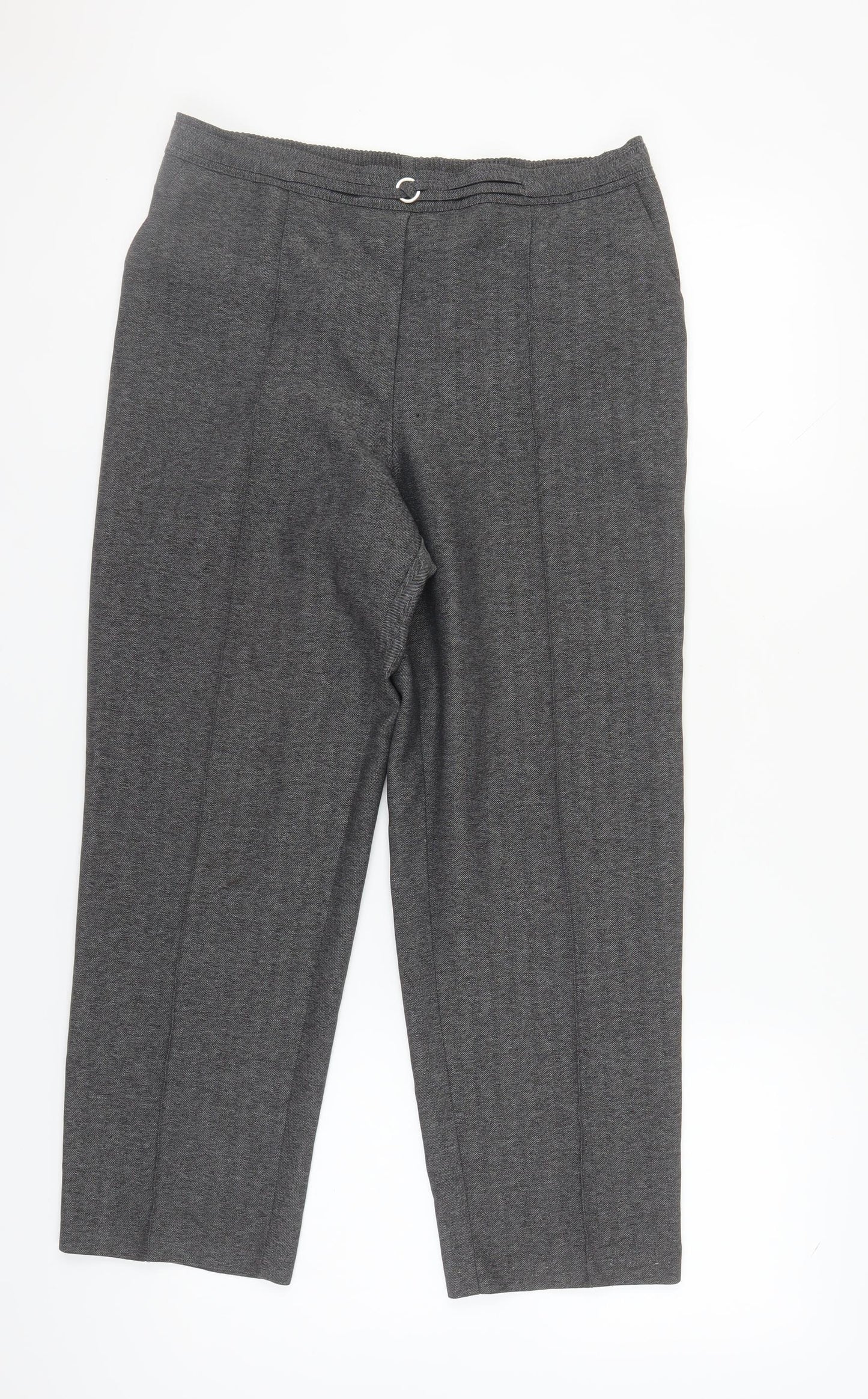 Marks and Spencer Women's Grey Trousers Size 12