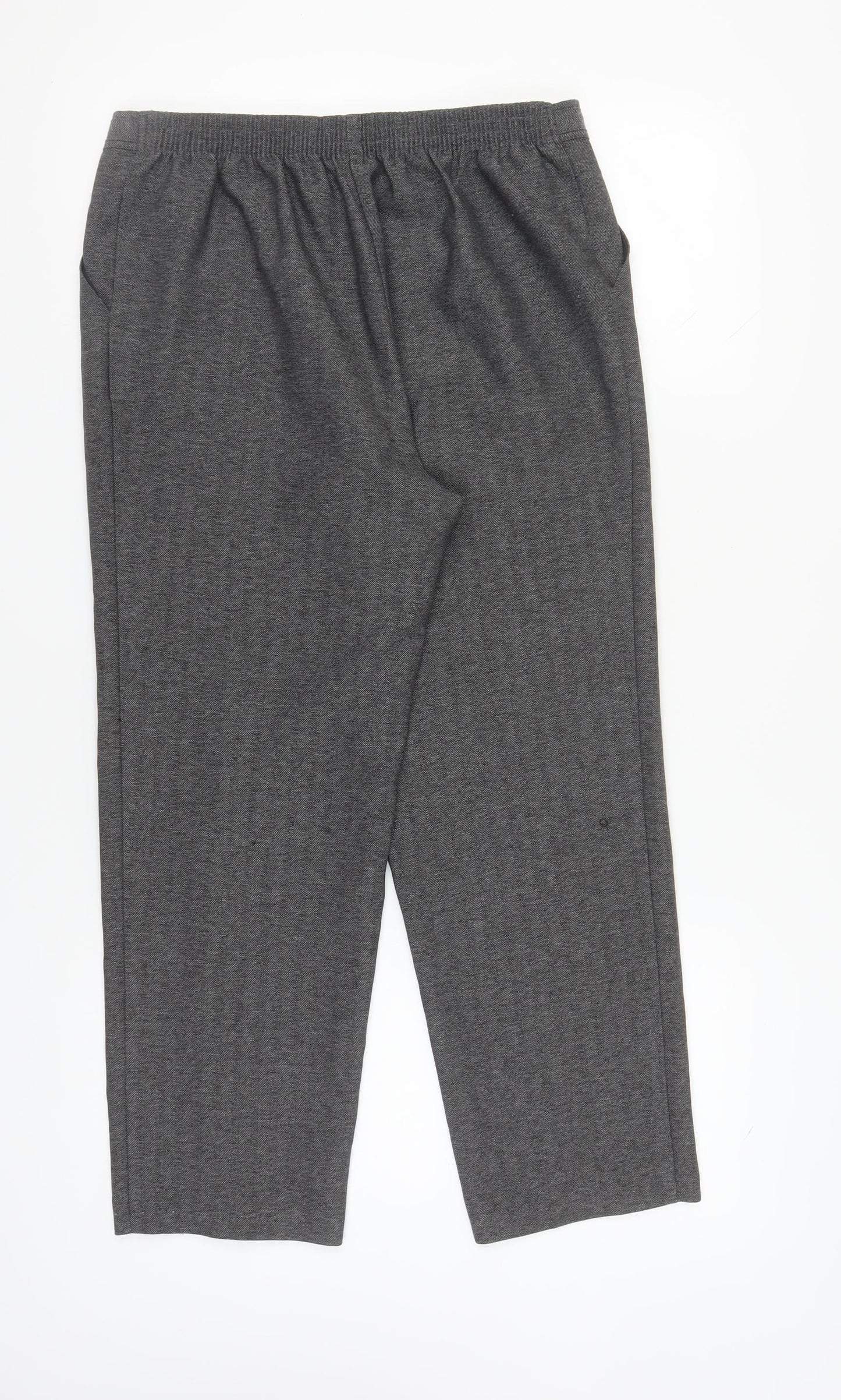 Marks and Spencer Women's Grey Trousers Size 12