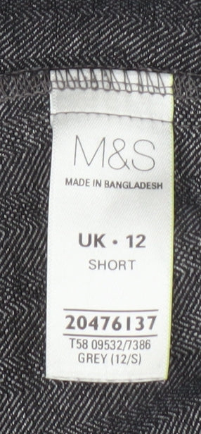 Marks and Spencer Women's Grey Trousers Size 12