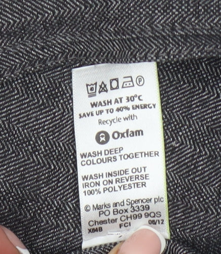 Marks and Spencer Women's Grey Trousers Size 12