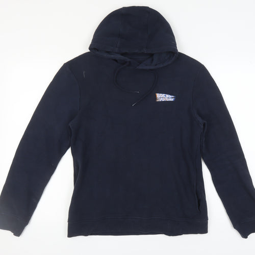 Back to the Future Blue Unisex Hoodie - Size S
