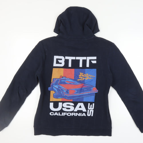Back to the Future Blue Unisex Hoodie - Size S
