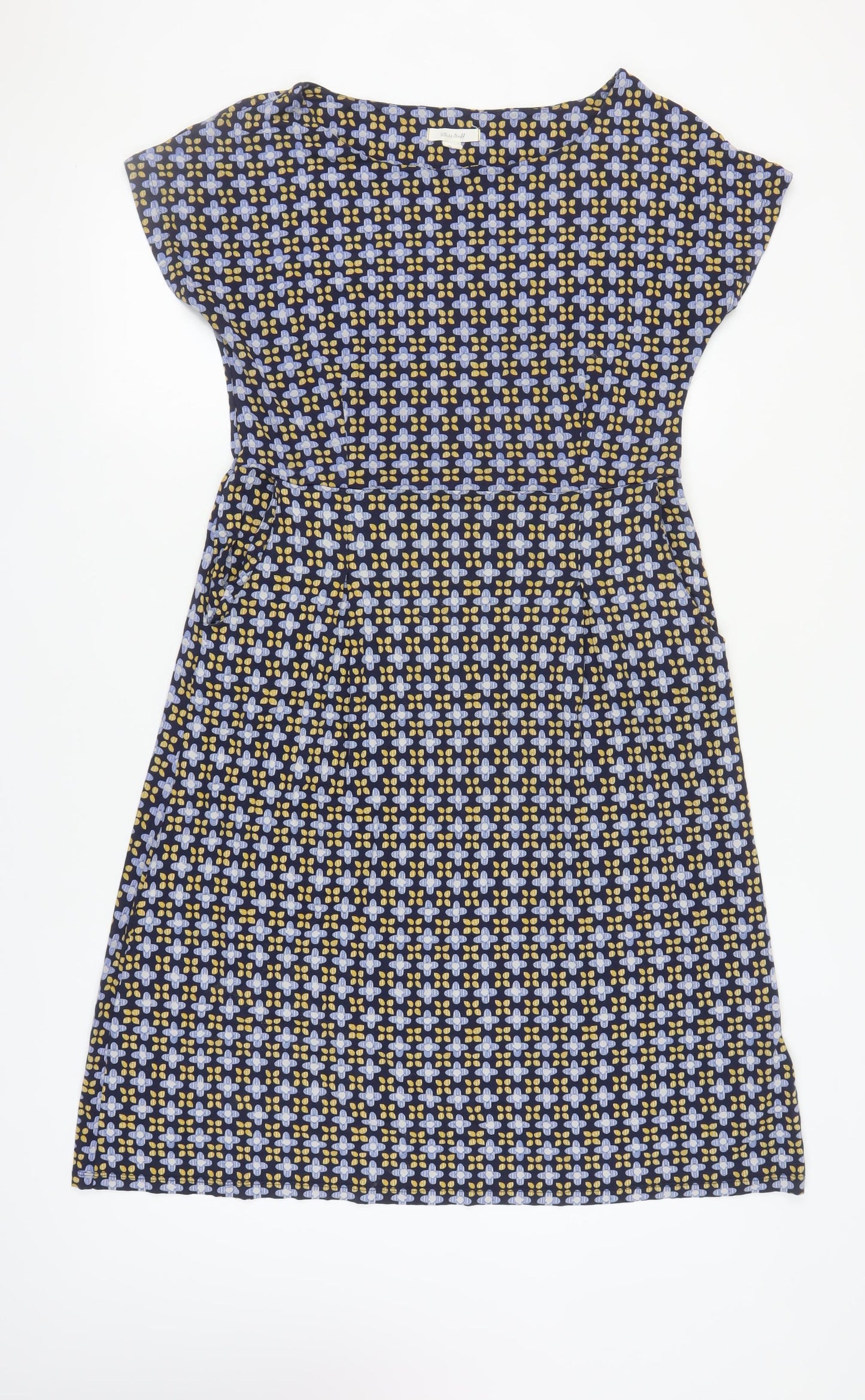 White Stuff Women’s Multicoloured Floral Dress Size 14