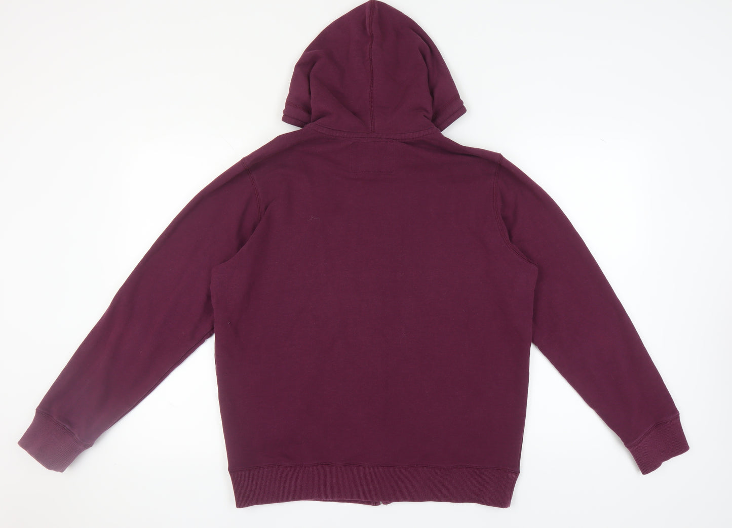 Joules Men's Purple Full Zip Hoodie Size L