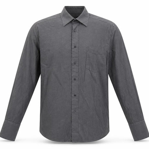 Thomas Nash Men’s Grey Cotton Dress Shirt Size 15 Formal