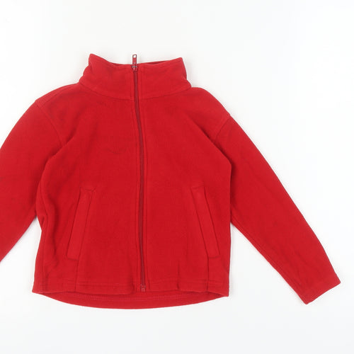 Regatta Professional Girls Red Fleece Jacket, Lightweight, Size 2Y