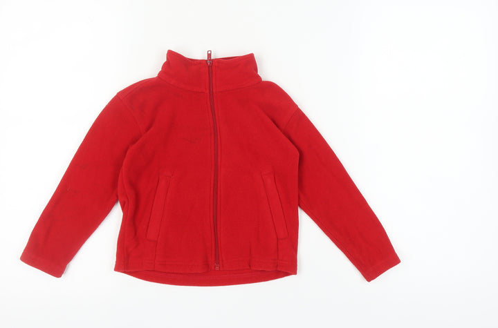 Regatta Professional Girls Red Fleece Jacket, Lightweight, Size 2Y