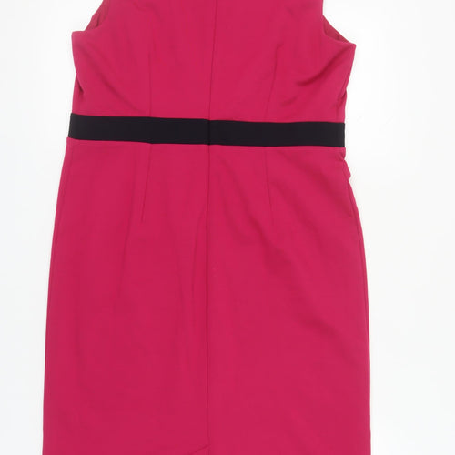 Hobbs Women’s Pink Sheath Dress, Size 16