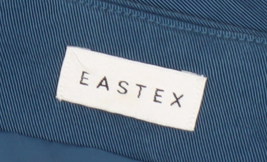 Eastex Women's Blue Pencil Skirt, Size 16, Button Accents