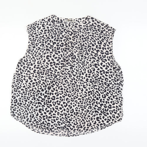Hobbs Women's Multicoloured Animal Print Blouse, Size 16