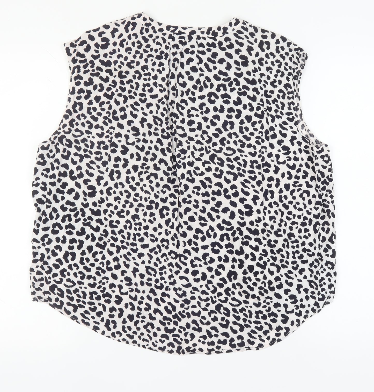 Hobbs Women's Multicoloured Animal Print Blouse, Size 16