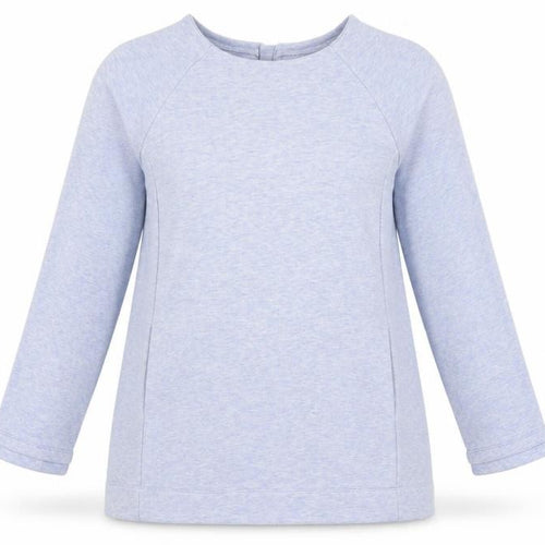 Long Tall Sally Women's Blue XS Sweatshirt, Tall Casual