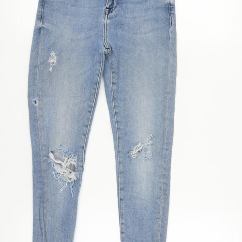Firetrap Women's Blue Skinny Distressed Jeans Size 26