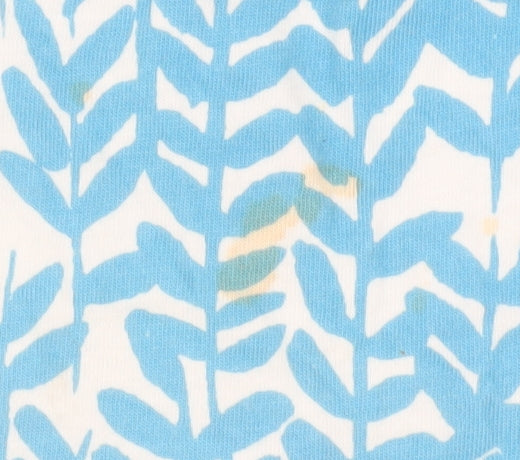 Boden Women's Blue Geometric Tank Top, Size 14