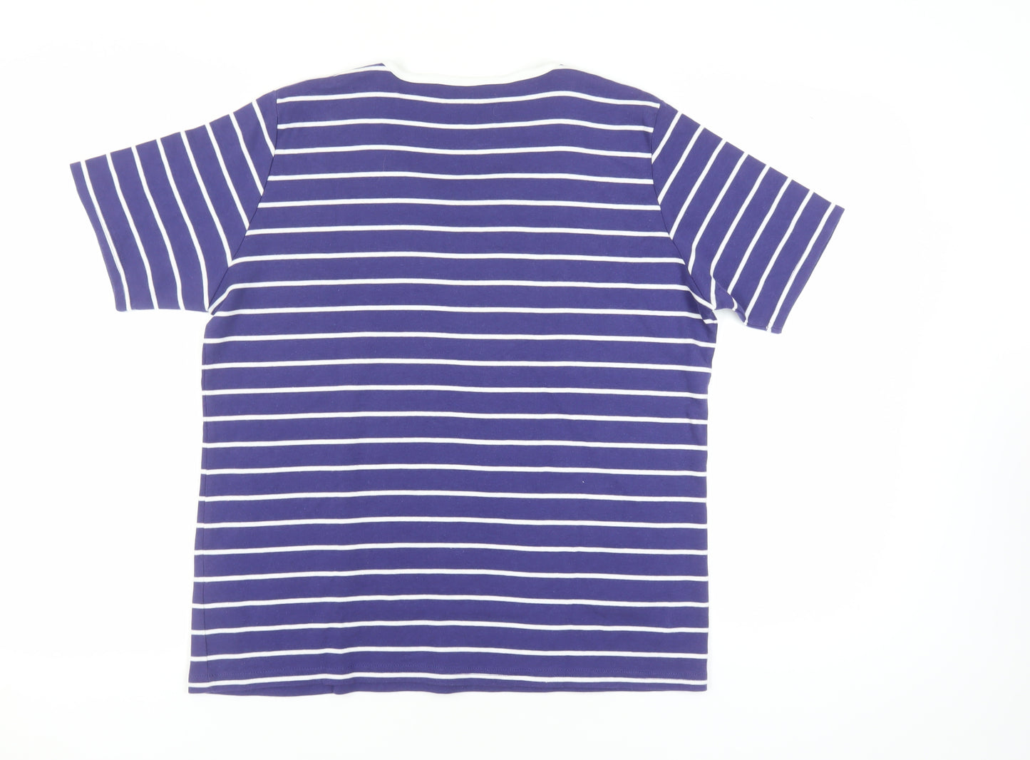 Honor Millburn Women's Blue Striped T-Shirt Size L