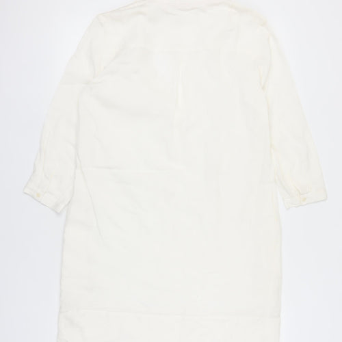 Joules Women's Ivory Shirt Dress Size 12