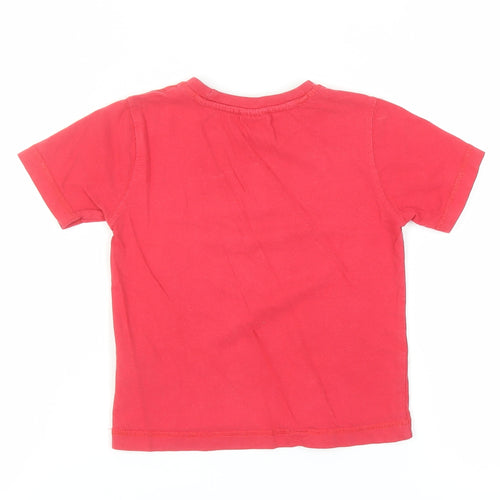 Marvel Boys Red Superhero T-Shirt 3-4 Years Casual Wear